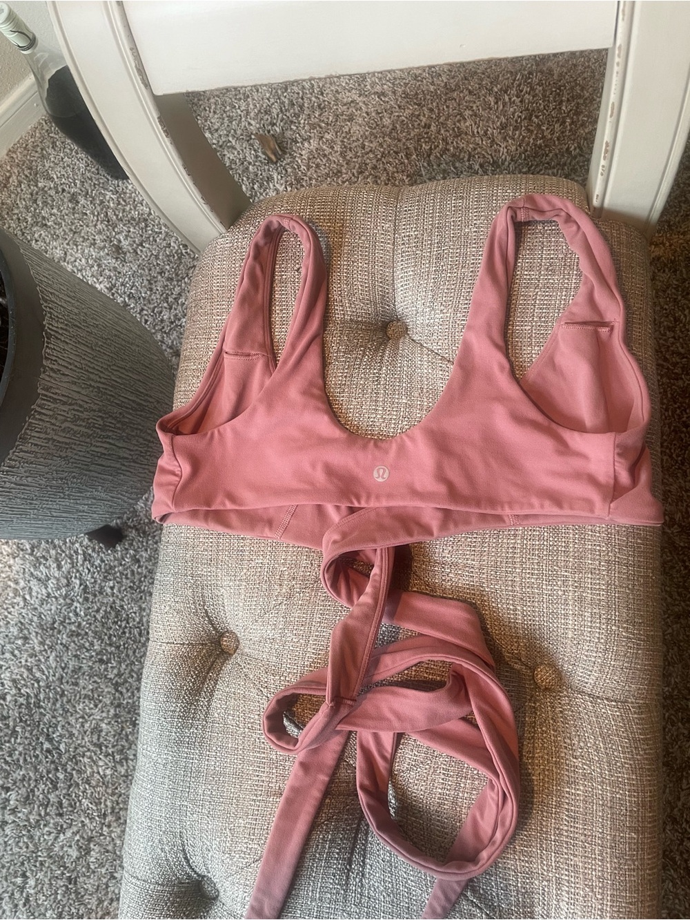 Lululemon Athletica Still Your Mind Wrap-Style Sports Bra in Quicksand - Picture 3 of 4